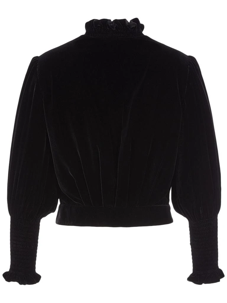 商品Giorgio Armani|Viscose & Silk Cropped Zip-up Jacket,价格¥8478,第2张图片详细描述