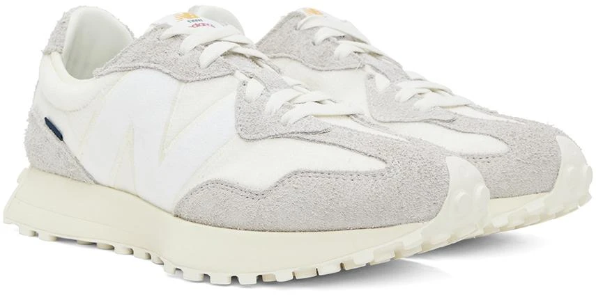 商品New Balance|White & Gray 327 Sneakers,价格¥574,第4张图片详细描述