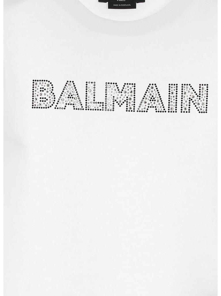 Balmain Sequin Logo T-shirt商品第3张图片规格展示