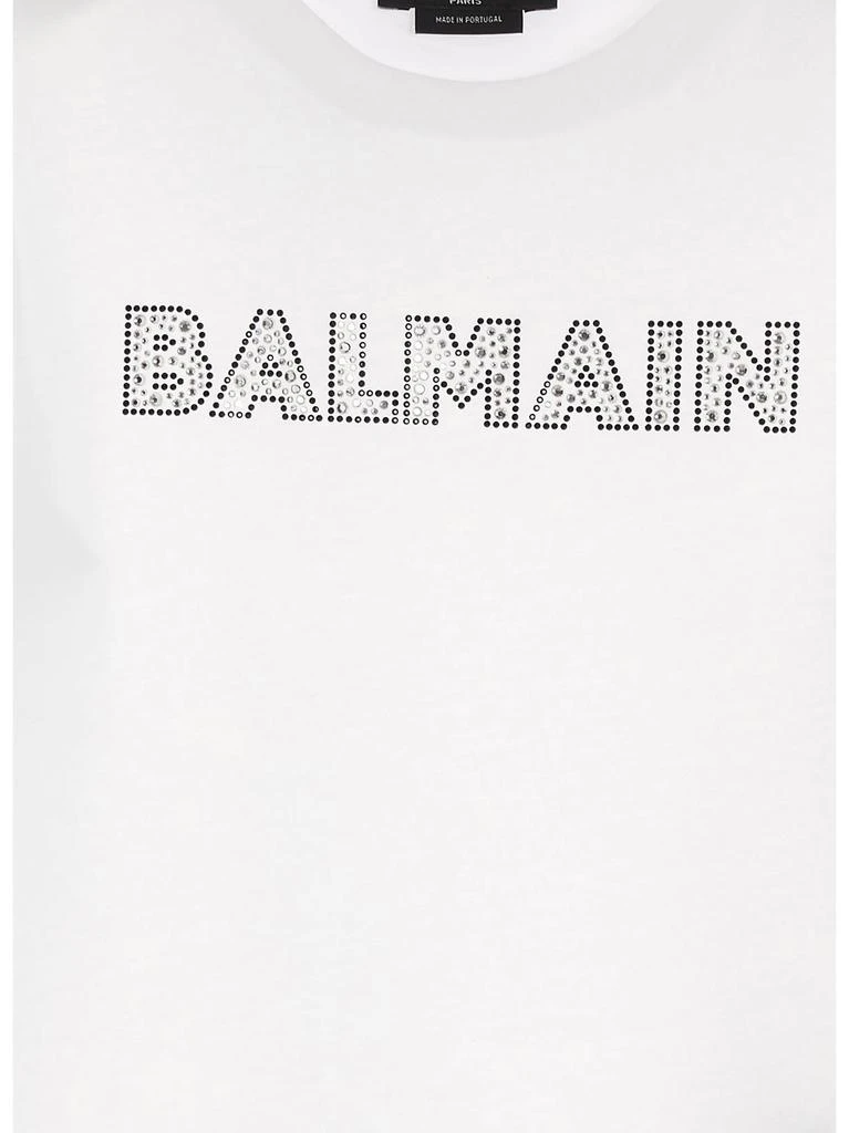 商品Balmain|Balmain Sequin Logo T-shirt,价格¥1143,第3张图片详细描述