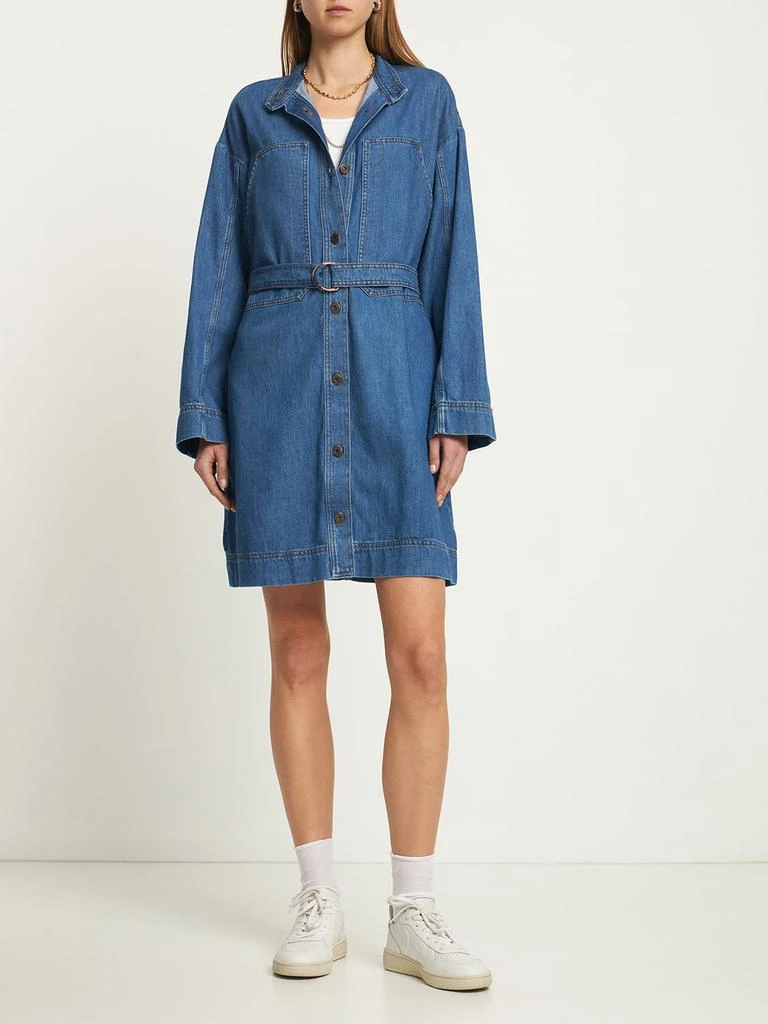 商品Weekend Max Mara|Finito Belted Denim Dress,价格¥1302,第1张图片详细描述