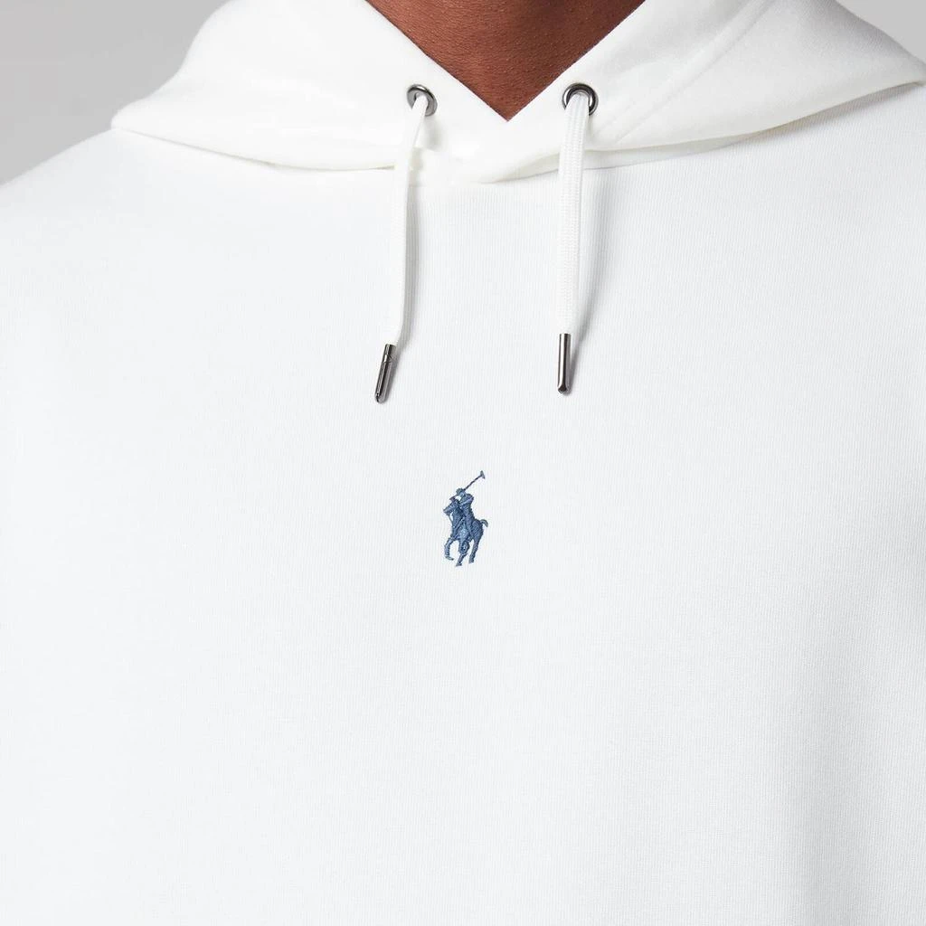 商品Ralph Lauren|Polo Ralph Lauren Men's Double Knit Hoodie - White,价格¥1070,第4张图片详细描述