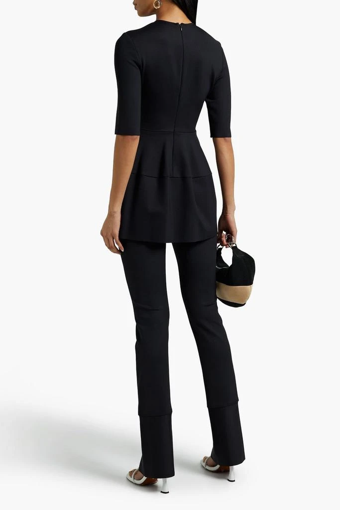 商品ROSETTA GETTY|Ponte peplum top,价格¥1120,第1张图片