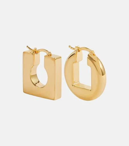 商品Jacquemus|Les Boucles圆形和方形耳环,价格¥3066,第1张图片