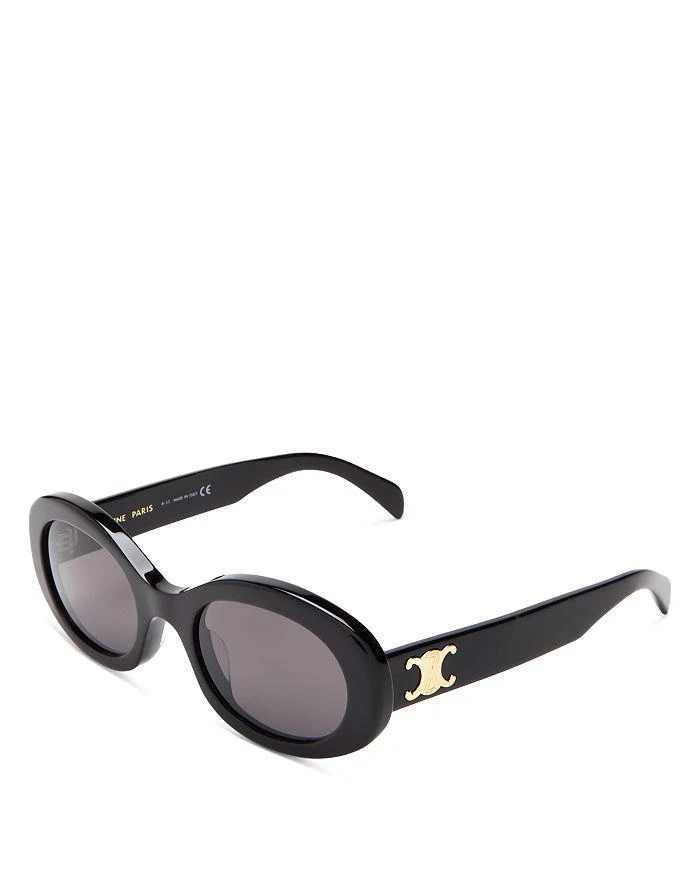 商品Celine|Triomphe Oval Sunglasses, 52mm,价格¥3857,第1张图片