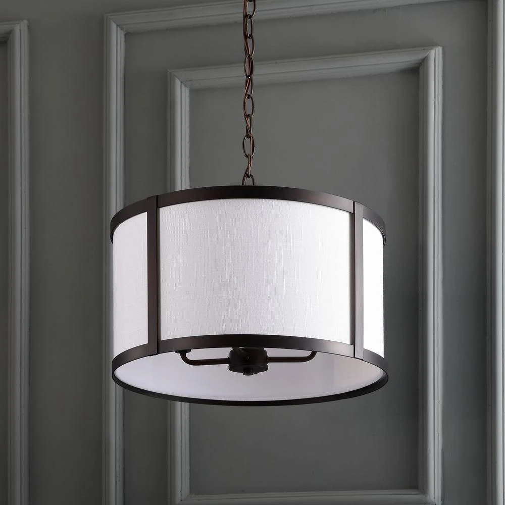 商品JONATHAN Y|Thatcher 17" Metal LED Pendant Light,价格¥1587,第5张图片详细描述
