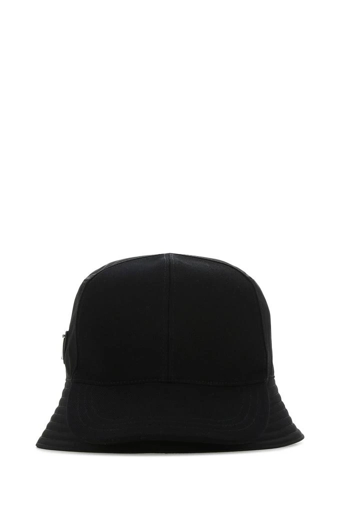 商品Prada|Black Re-Nylon and gabardine hat Nd Prada Uomo,价格¥4688,第1张图片