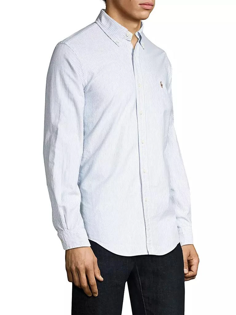商品Ralph Lauren|Striped Cotton Oxford Shirt,价格¥937,第4张图片详细描述