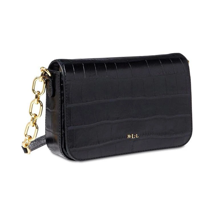 商品Ralph Lauren|Croc-Embossed Carmen Small Crossbody,价格¥549,第4张图片详细描述