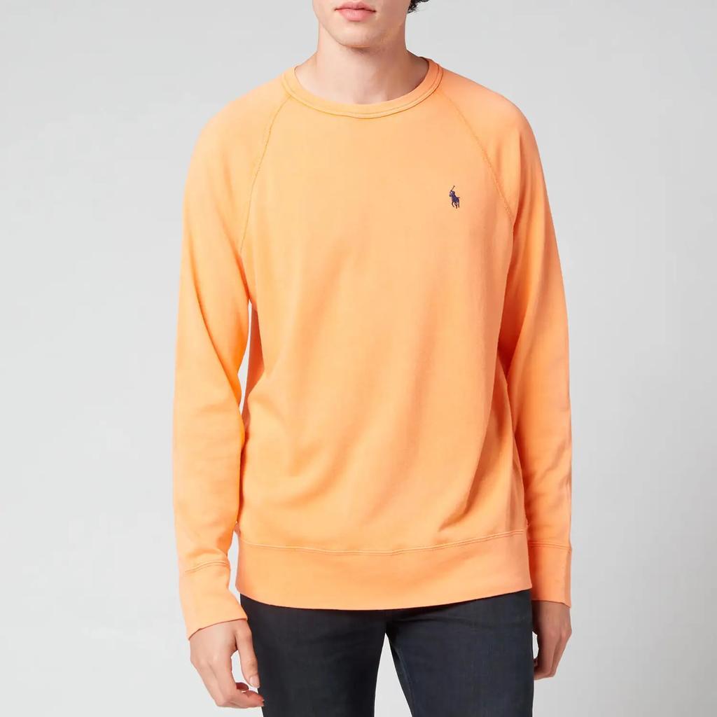 商品Ralph Lauren|Polo Ralph Lauren Men's Spa Terry Sweatshirt - Classic Peach,价格¥472,第1张图片