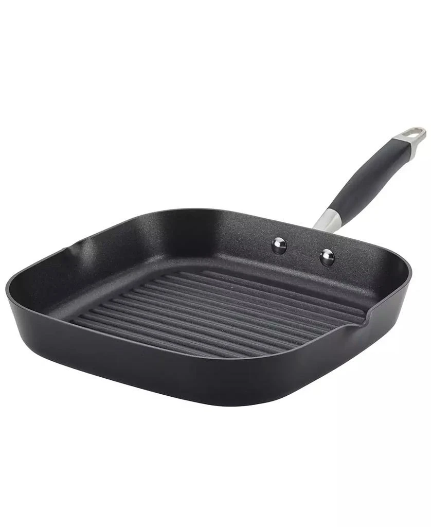 商品Anolon|Advanced Home Hard-Anodized 11" Nonstick Deep Square Grill Pan,价格¥618,第1张图片