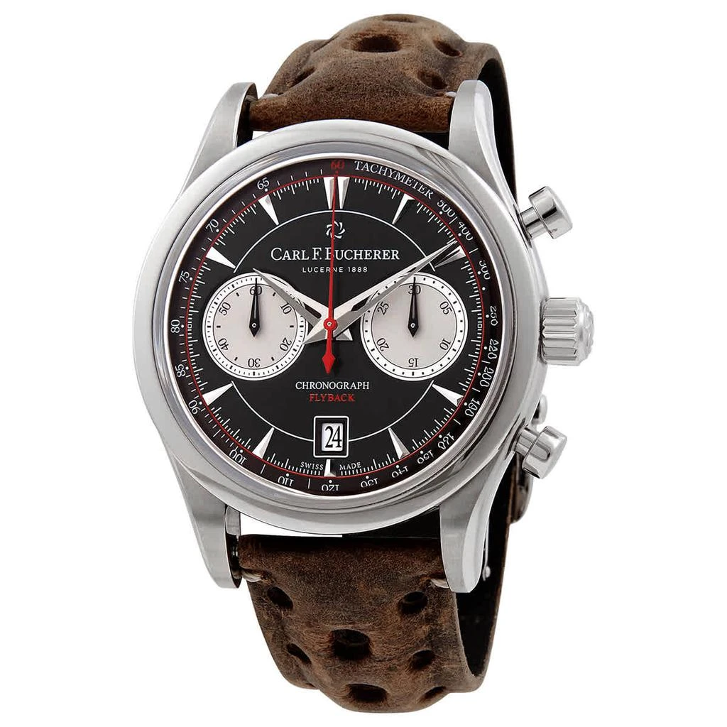 商品Carl F. Bucherer|Manero Flyback Chronograph Automatic Black Dial Men's Watch 00.10919.08.33.02,价格¥31963,第1张图片