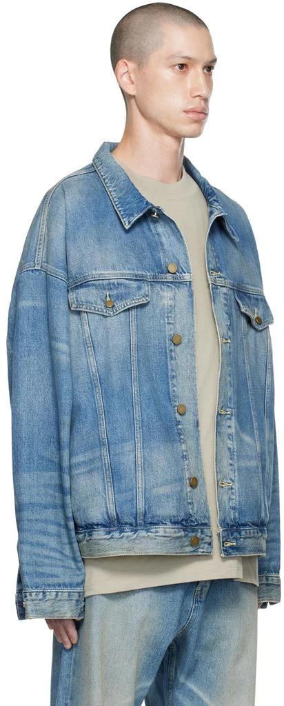 商品Essentials|男款 蓝色Trucker牛仔衣,价格¥854,第2张图片详细描述
