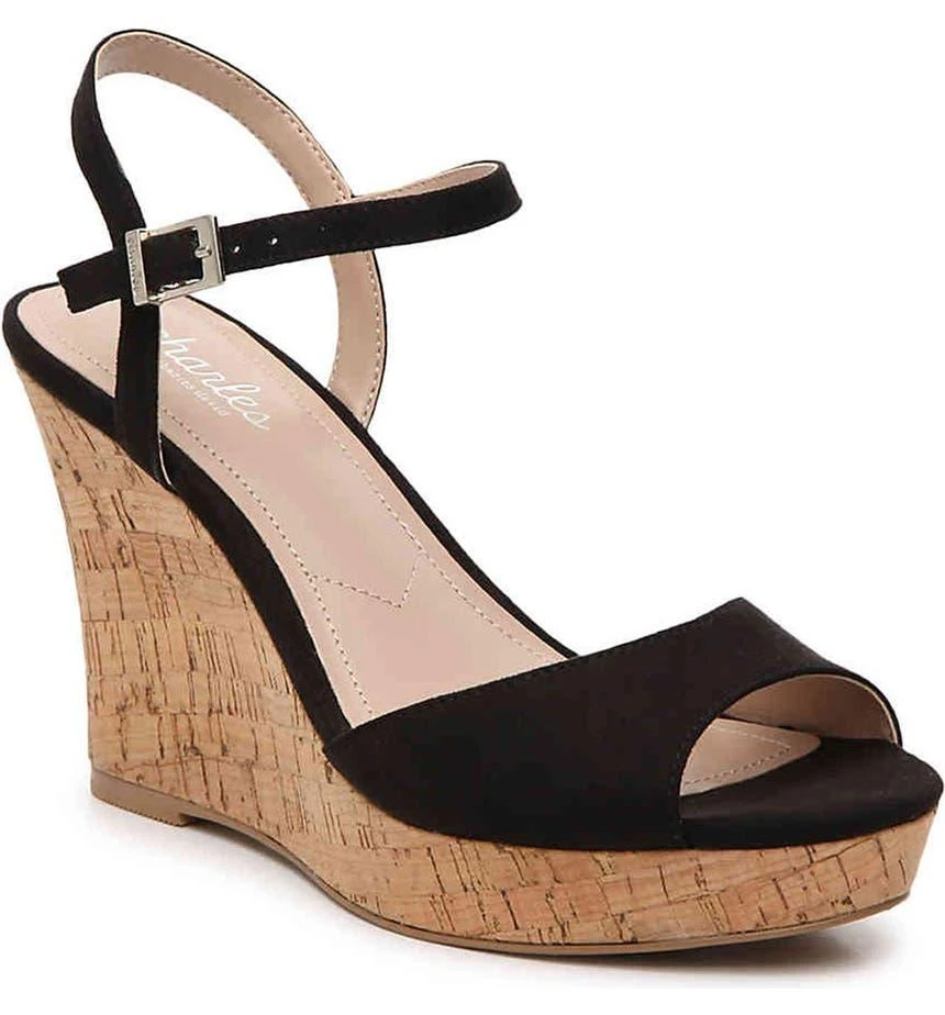 商品Charles David|Lambert Cork Wedge Sandal,价格¥332,第1张图片