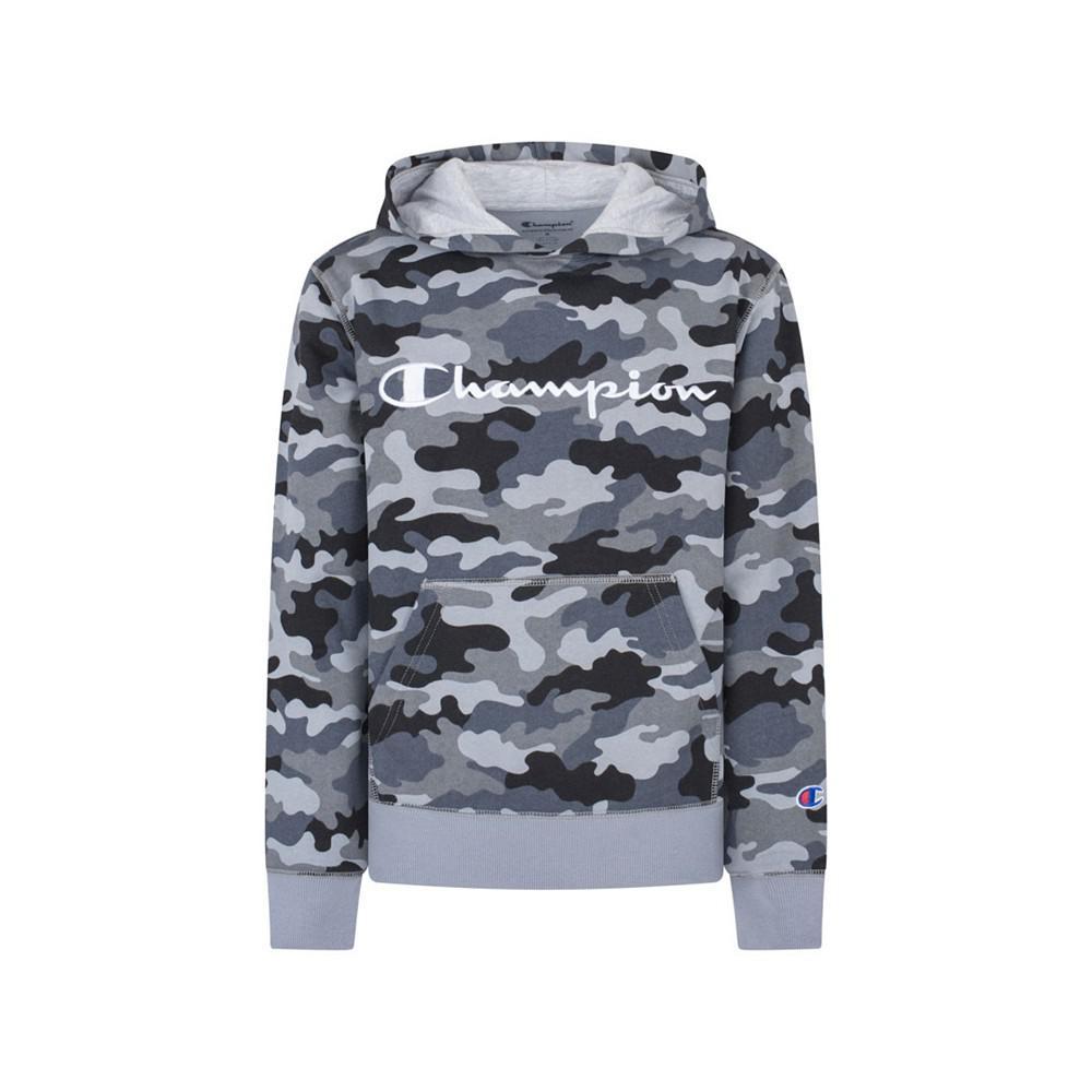 商品CHAMPION|Little Boys All Over Print Camo Signature Fleece Hoodie,价格¥144,第1张图片