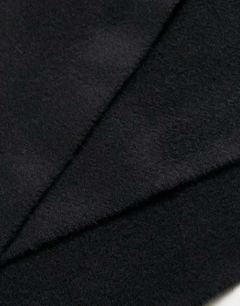 商品Moschino|Moschino wool scarf in black,价格¥455,第6张图片详细描述