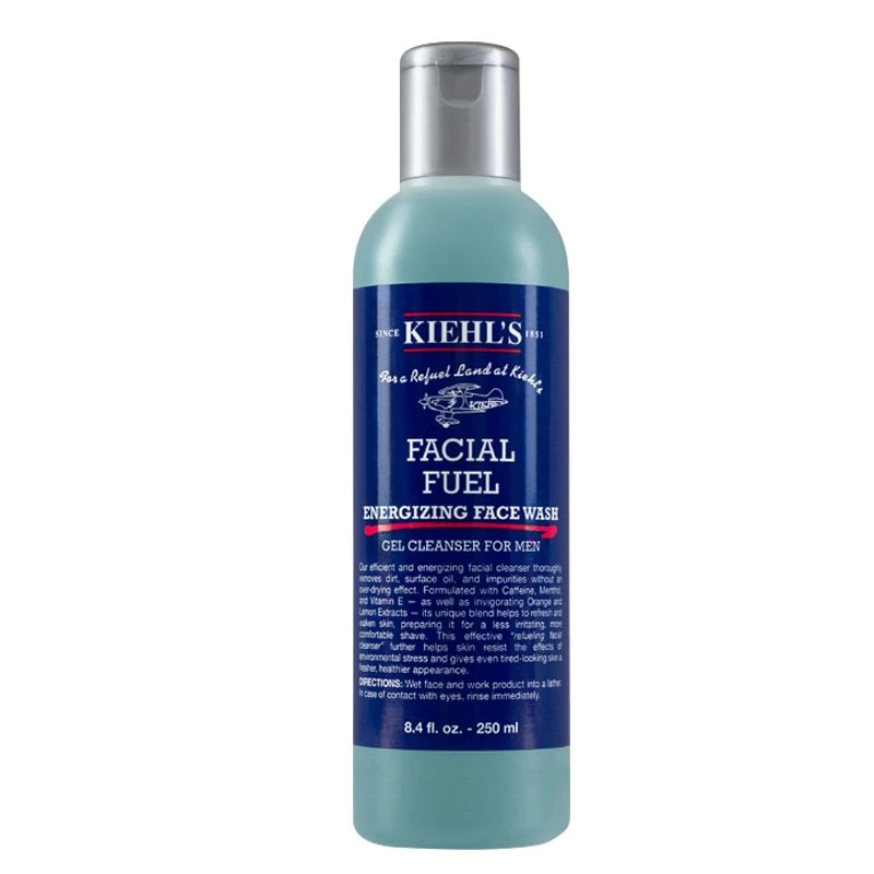 商品[国内直发] Kiehl's|科颜氏 男士活力洁面啫喱250ml 深层清洁,价格¥191,第1张图片