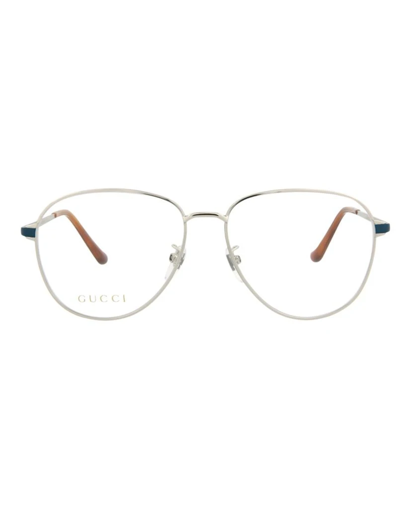 商品Gucci|Aviator-Style   Metal  Optical Frames,价格¥842,第1张图片