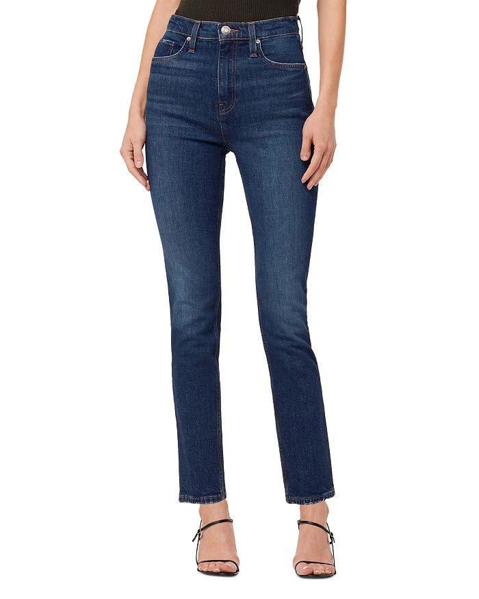 商品Hudson|Harlow High Rise Ankle Straight Leg Jeans in Meadow,价格¥482,第1张图片