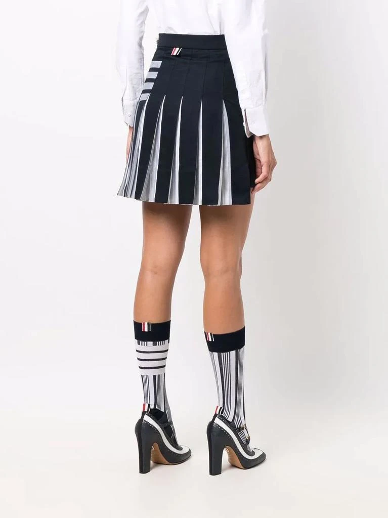 商品Thom Browne|THOM BROWNE 4-Bar pleated skirt,价格¥6370,第3张图片详细描述