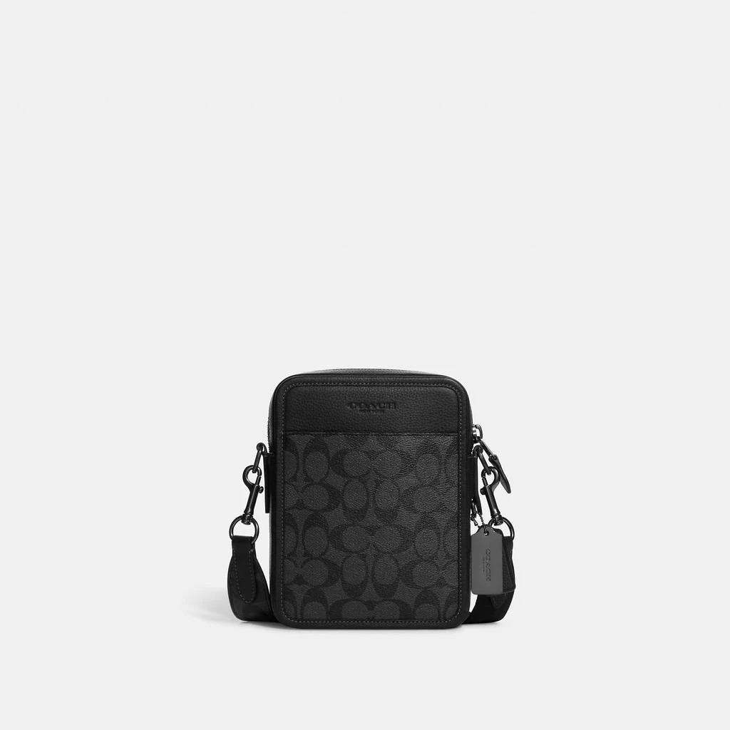 商品Coach|Coach Outlet Sullivan Crossbody In Signature Canvas,价格¥989,第1张图片