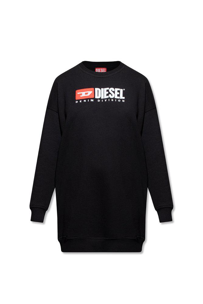 Diesel D-Robbie-Div Crewneck Sweatshirt Dress商品第1张图片规格展示