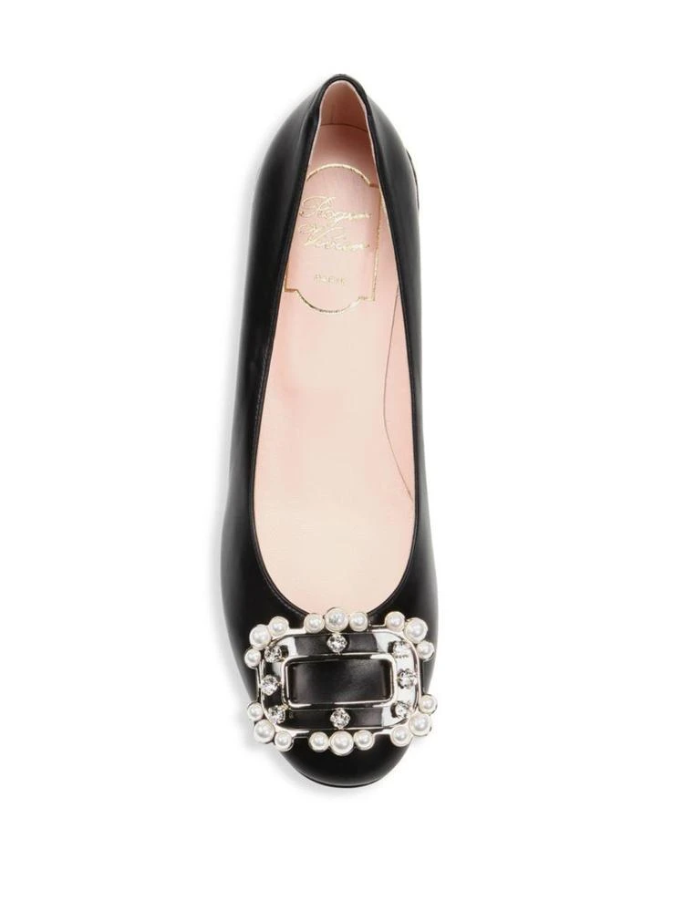 商品Roger Vivier|Isadora Leather Pumps,价格¥10474,第4张图片详细描述