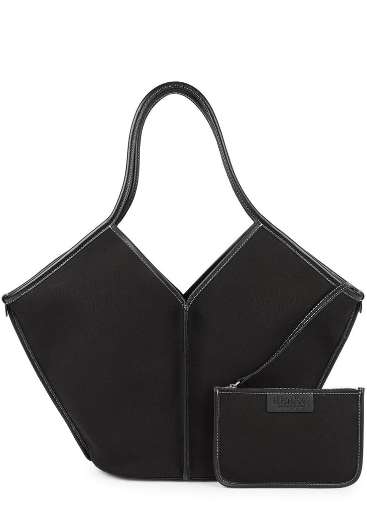 Calella black canvas tote 商品