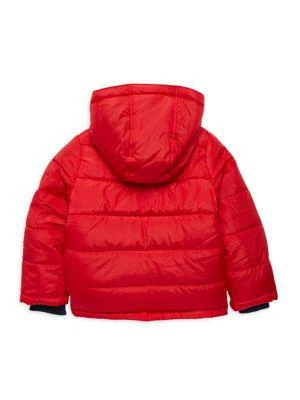 商品Tommy Hilfiger|Little Boy's Logo Hooded Puffer Jacket,价格¥238,第2张图片详细描述