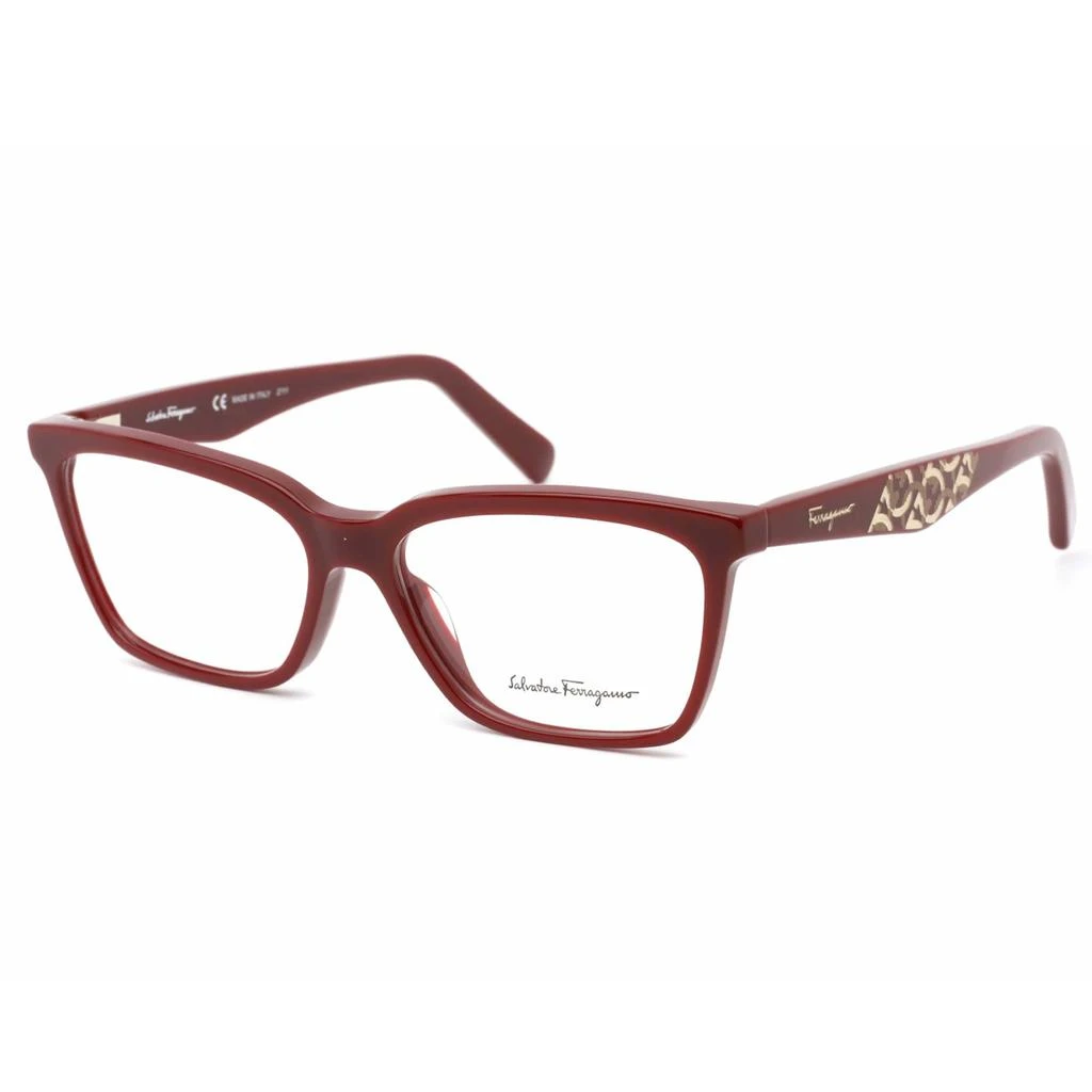 商品Salvatore Ferragamo|Salvatore Ferragamo Women's Eyeglasses - Burgundy Full-Rim Plastic Frame | SF2904 601,价格¥396,第1张图片