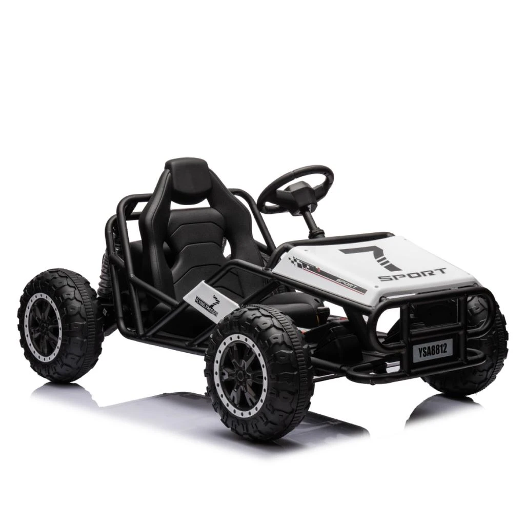 商品Streamdale Furniture|Streamdale Kids 24V Electric Go-Kart with 2 Motors for Off-Road Adventures,价格¥3042,第3张图片详细描述