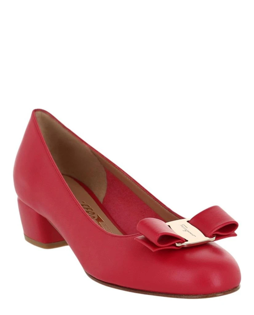 商品Salvatore Ferragamo|Vara Bow Leather Pumps,价格¥2795,第2张图片详细描述