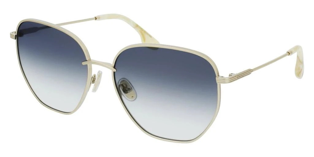 商品Victoria Beckham|Blue Gradient Pilot Ladies Sunglasses VB219S 720 60,价格¥450,第1张图片