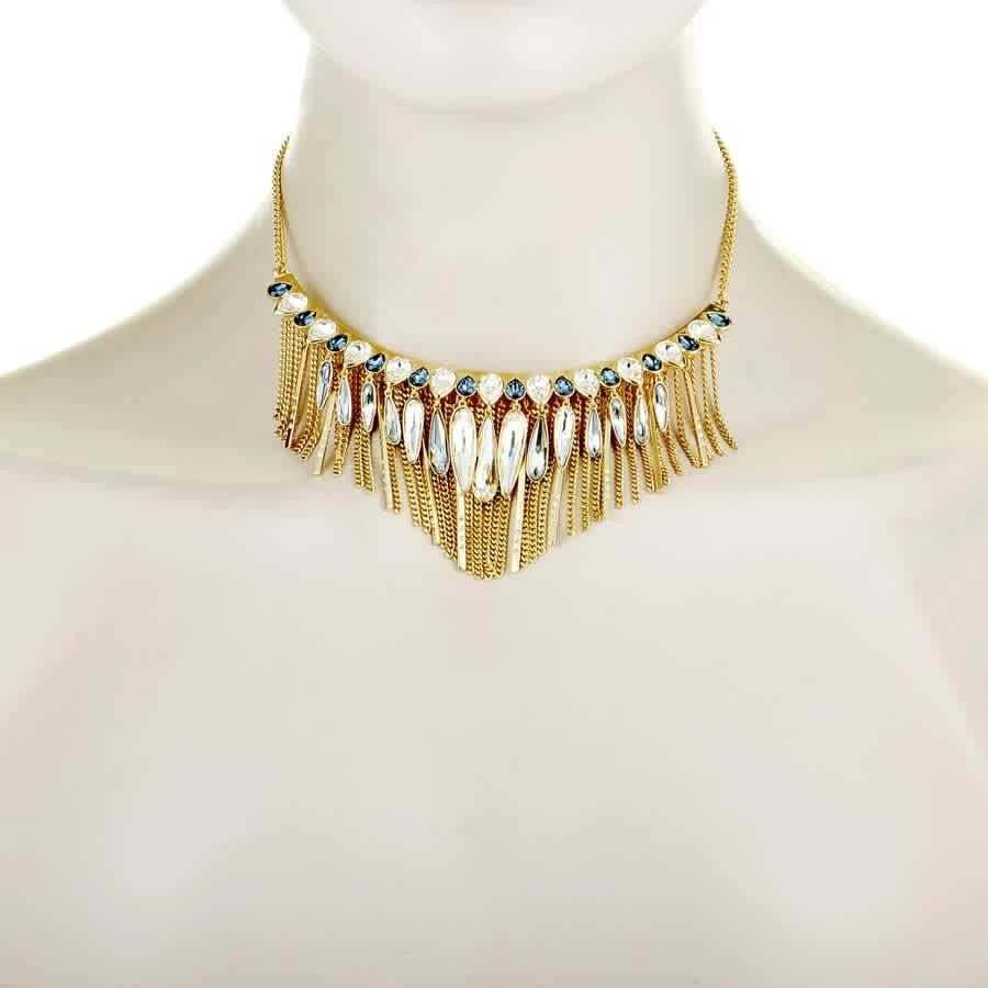 商品Swarovski|Gipsy Yellow Gold Plated Crystal Necklace,价格¥819,第2张图片详细描述