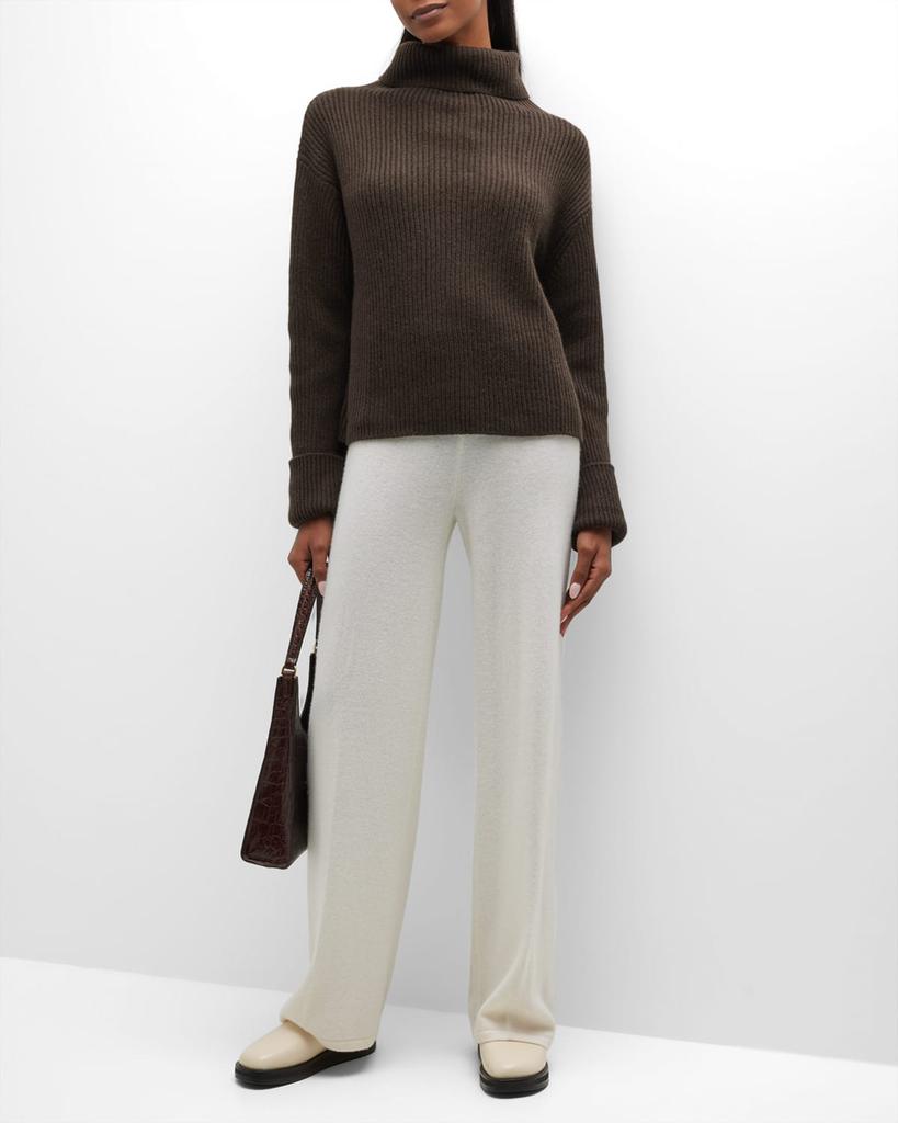 Ella Funnel-Neck Cashmere Pullover Sweater商品第3张图片规格展示