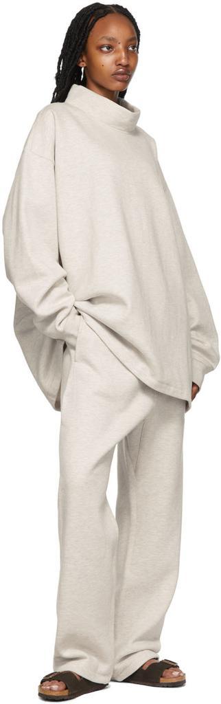 商品Essentials|Off-White Relaxed Mock Neck Sweatshirt,价格¥602,第6张图片详细描述