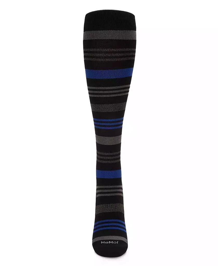 商品Memoi|Men's Striped Nylon Compression Socks,价格¥135,第3张图片详细描述