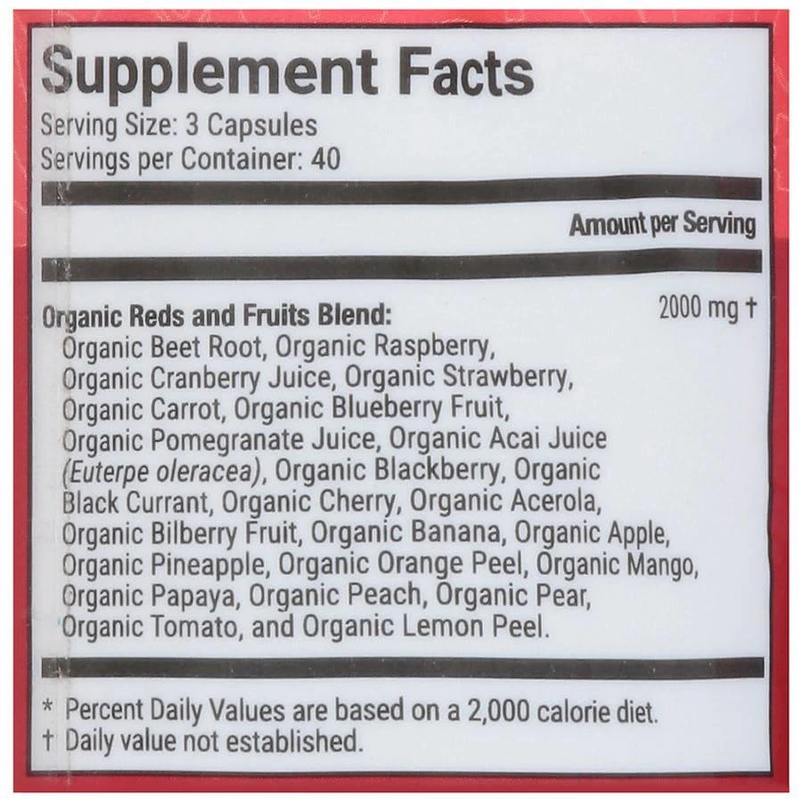 Super Fruits Capsules 商品