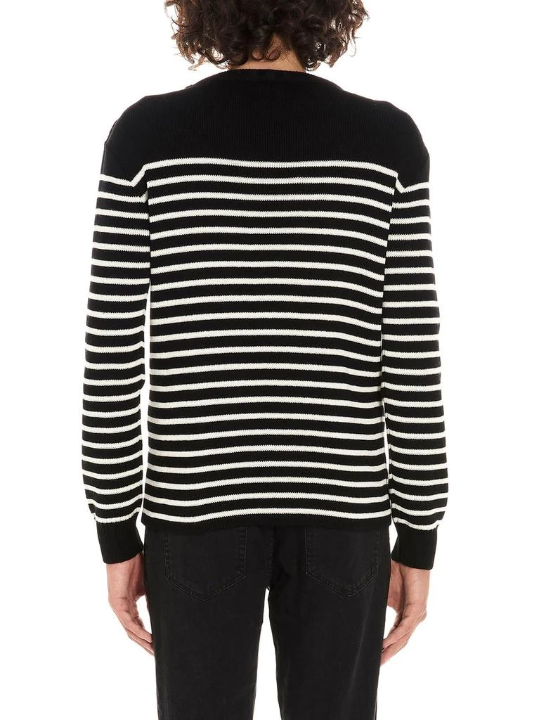 商品Yves Saint Laurent|Saint Laurent Striped Crewneck Jumper,价格¥3302,第4张图片详细描述