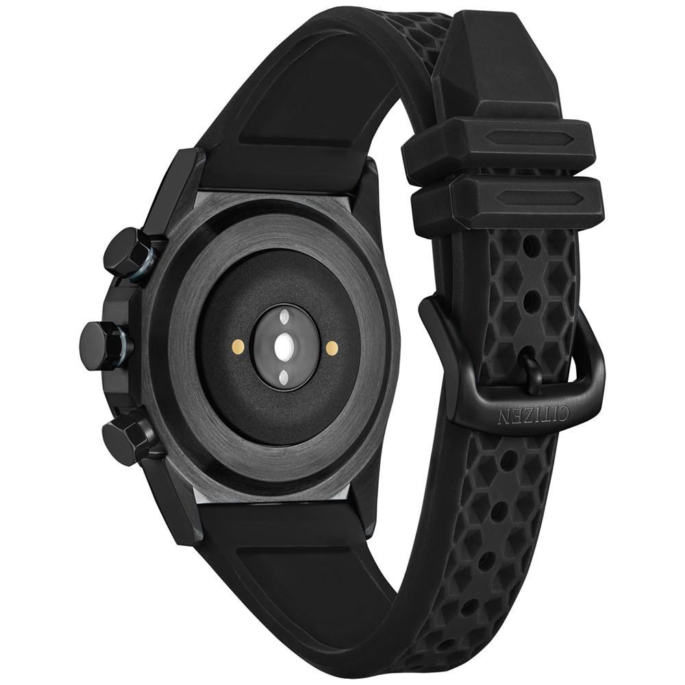 商品Citizen|Men's CZ Smart Hybrid HR Black Strap Smart Watch 44mm,价格¥2632,第5张图片详细描述