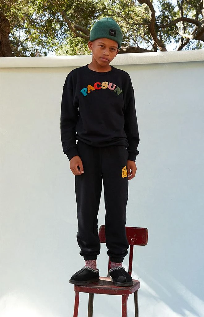 商品PacSun Kids|Chenille Patch Drop Shoulder Sweatshirt,价格¥135,第2张图片详细描述