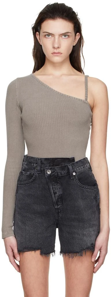 商品AGOLDE|Beige Mike Bodysuit,价格¥208,第1张图片
