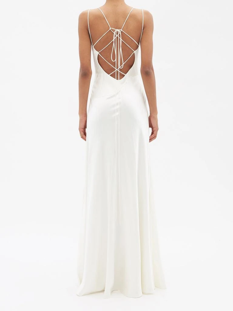 商品ROKSANDA|Nadiana lace-up back silk-satin gown,价格¥6238,第5张图片详细描述