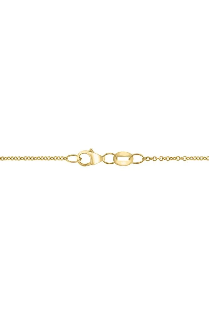 商品Effy|14K Yellow Gold Turquoise, Sapphire & Diamond Evil Eye Pendant Necklace - 0.08ct.,价格¥5391,第2张图片详细描述