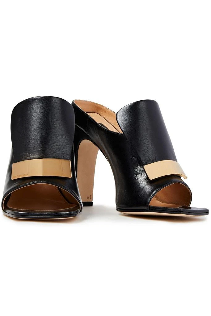 商品Sergio Rossi|sr1 embellished leather mules,价格¥1310,第2张图片详细描述