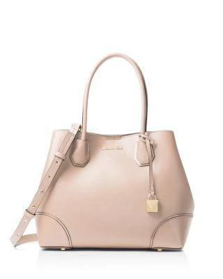 商品Michael Kors|Mercer Gallery Snap Medium Leather Tote,价格¥1074,第1张图片