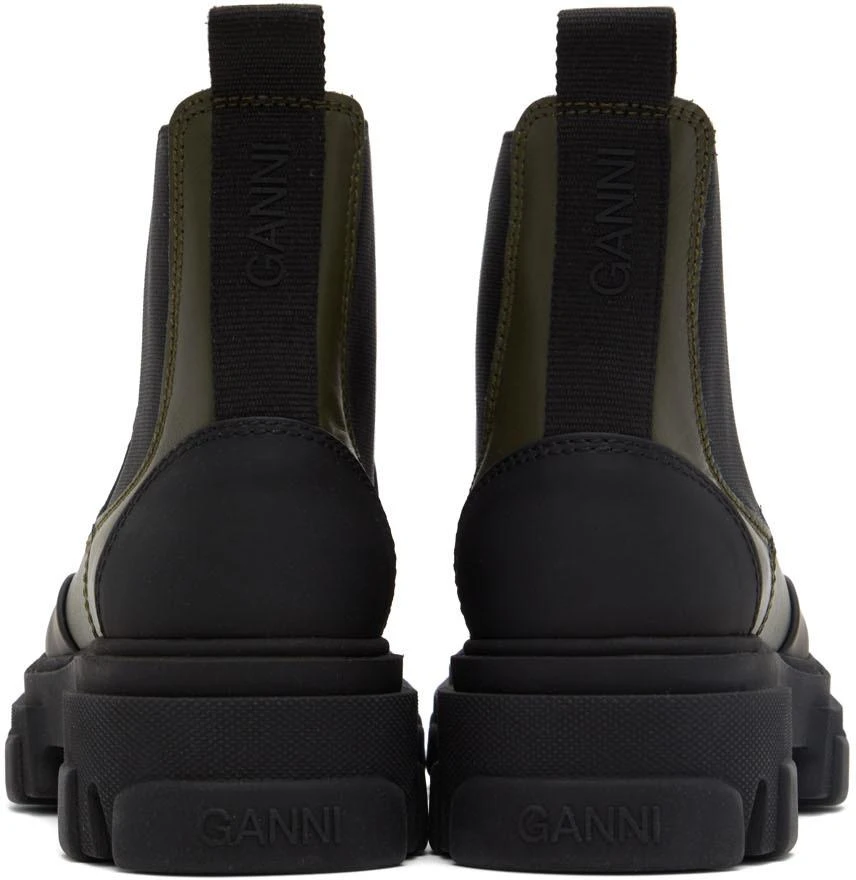 商品Ganni|Green Low Chelsea Boots,价格¥1097,第2张图片详细描述