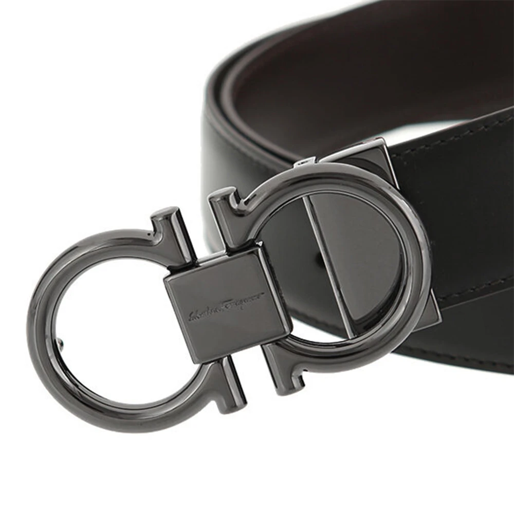 SALVATORE FERRAGAMO 黑色男士腰带 67-9938-694531 商品