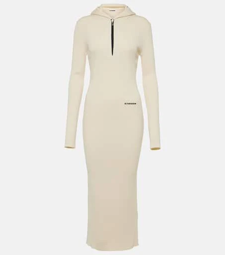 商品Jil Sander|羊毛混纺中长连衣裙,价格¥10415,第1张图片