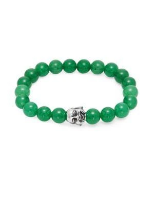 商品Jean Claude|Lucky Laughing Buddha Jade Bracelet,价格¥375,第1张图片